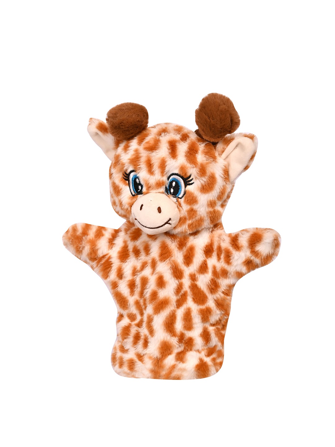 

BESTIES Microfibre Filled Non-Allergic Puppet Soft Toys and Dolls, Orange