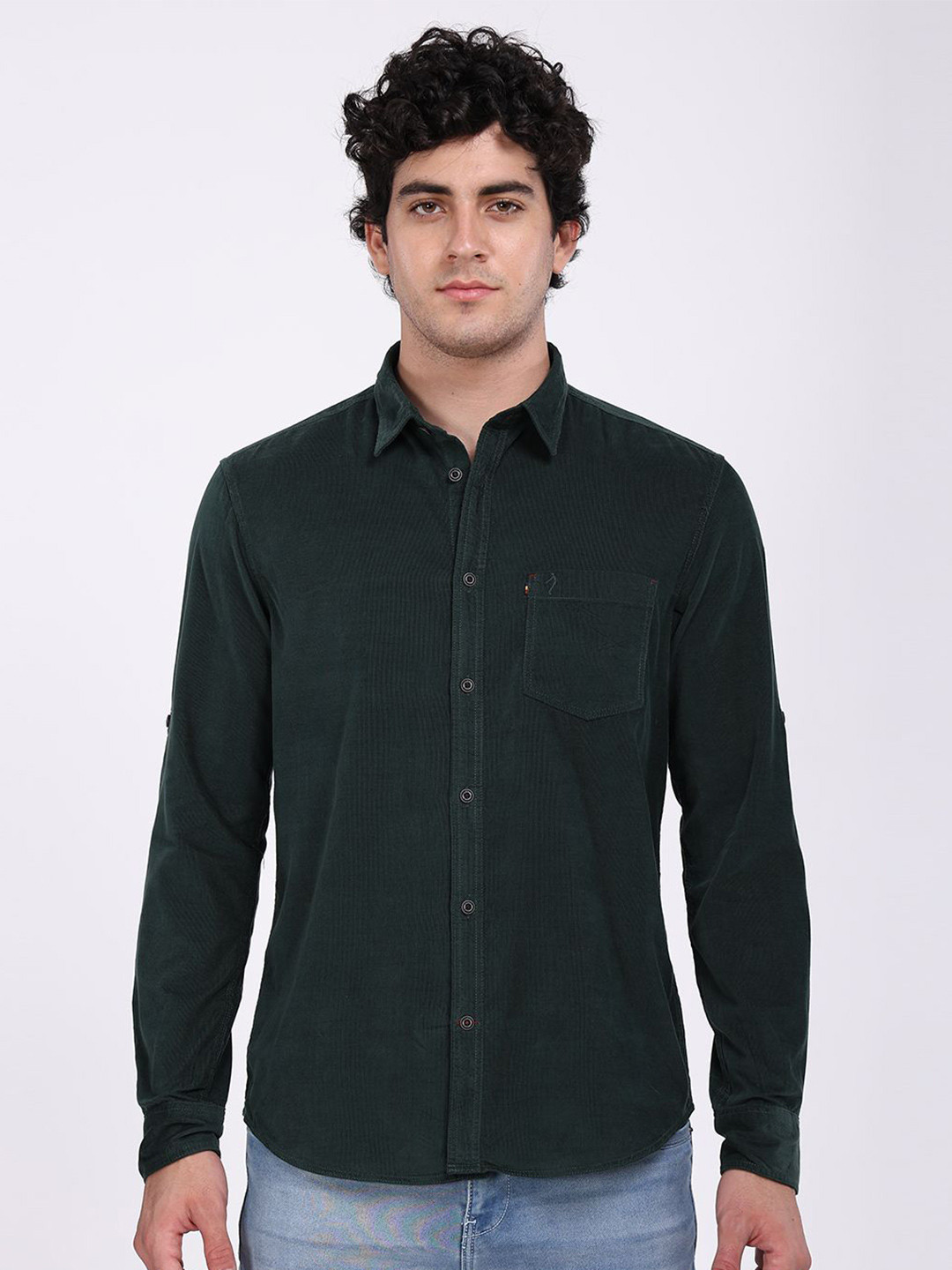 

Indian Terrain Men Classic Slim Fit Opaque Casual Shirt, Yellow
