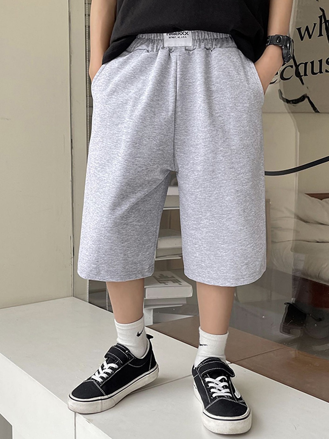 

LULU & SKY Boys Shorts, Grey