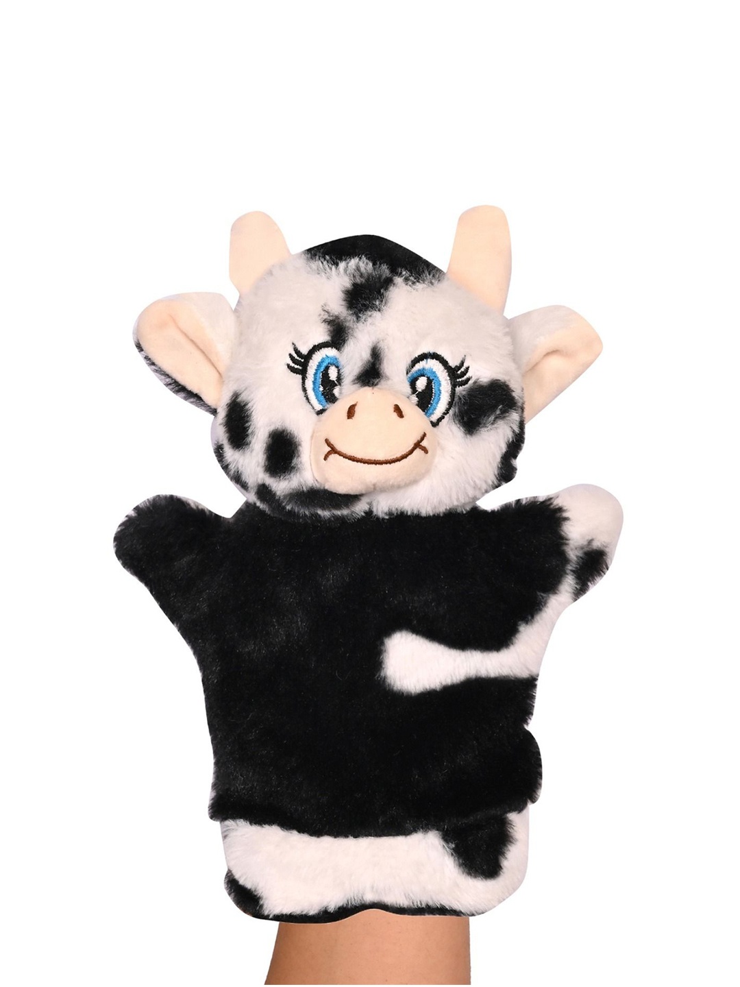 

BESTIES Microfibre Filled Non-Allergic Puppet Soft Toys and Dolls, Black