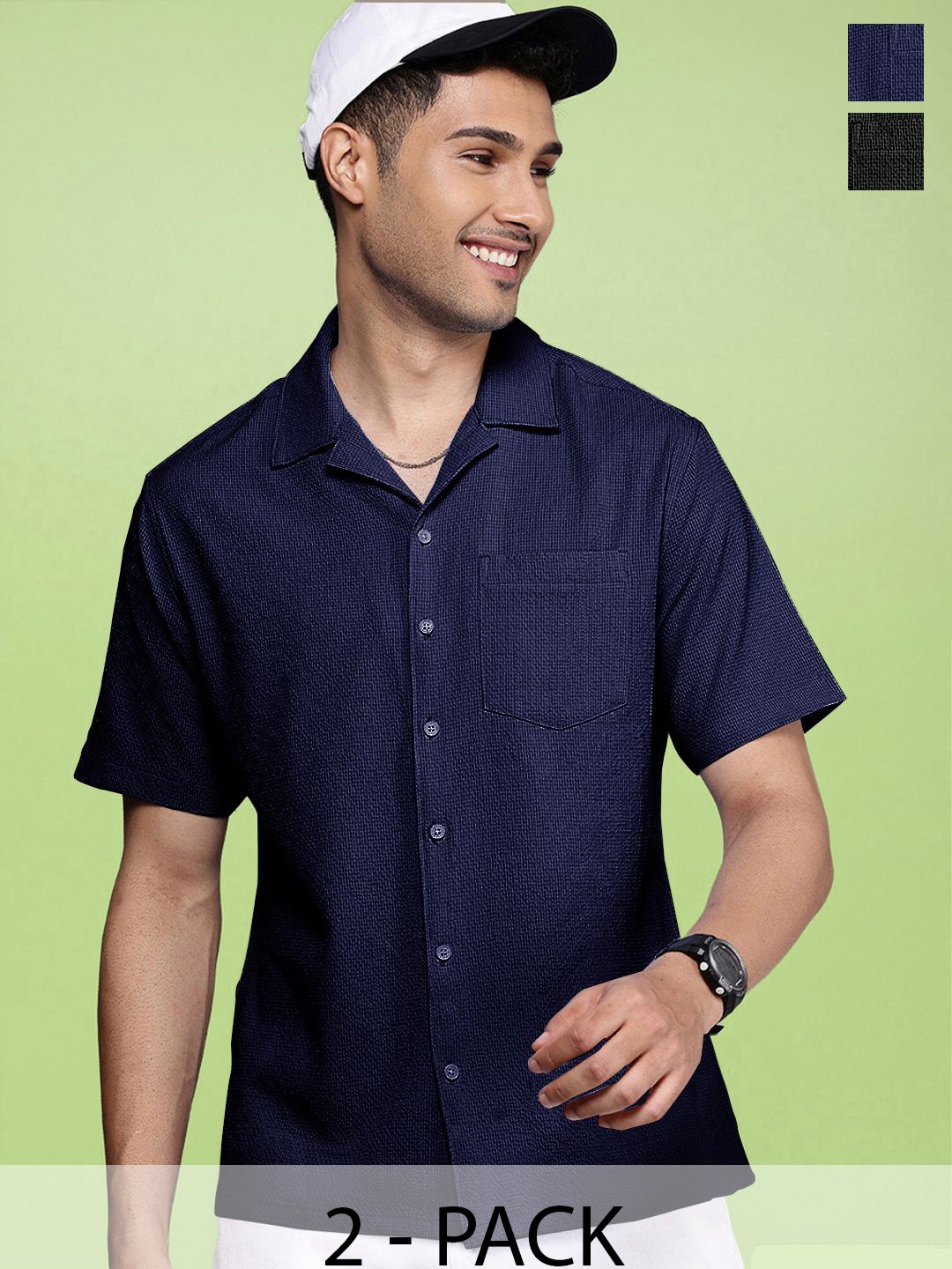 

Moda Rapido Men Standard Opaque Casual Shirt, Multi