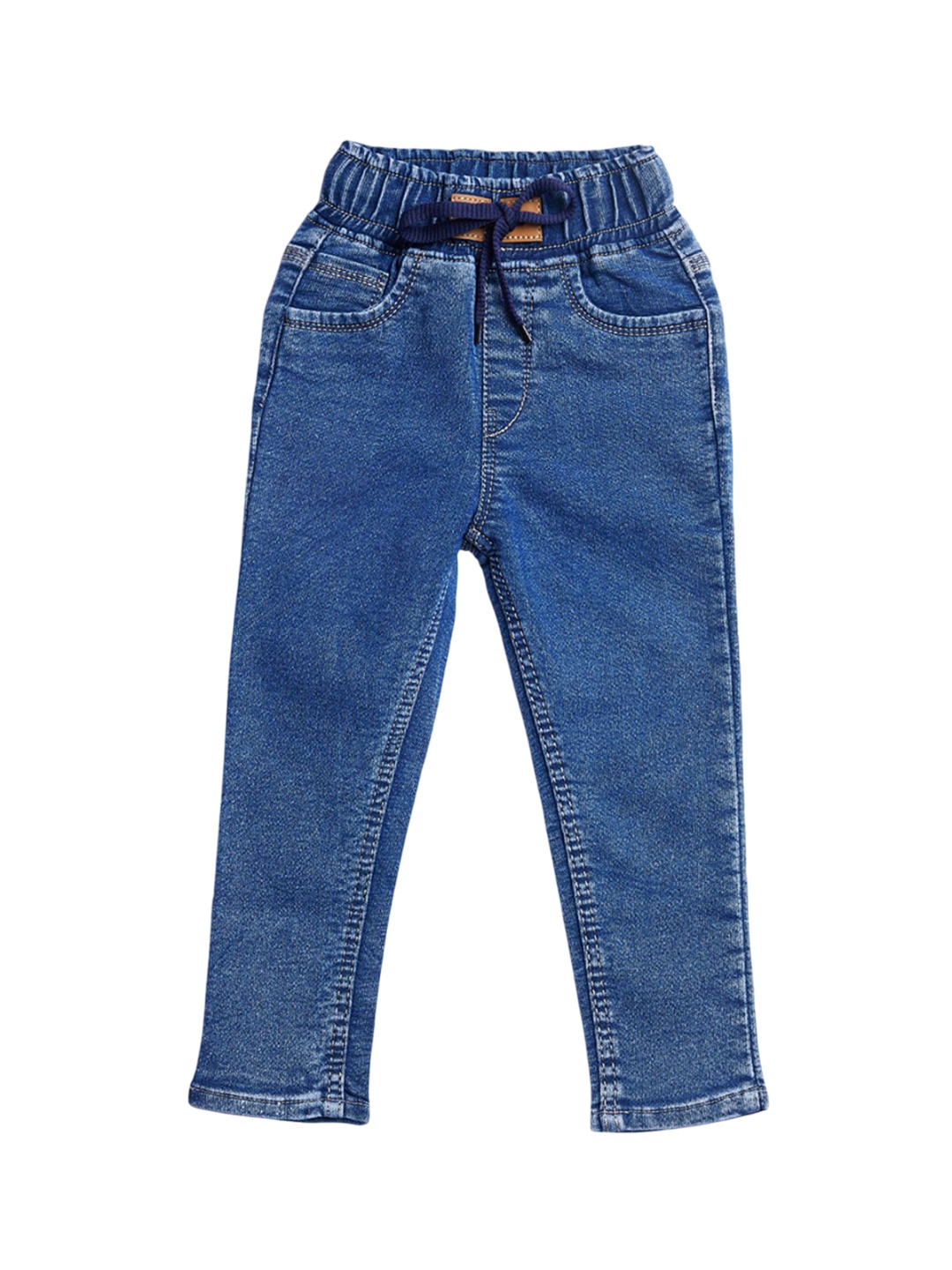 

ZitZot Unisex Kids Slim Fit Light Fade Jeans, Blue