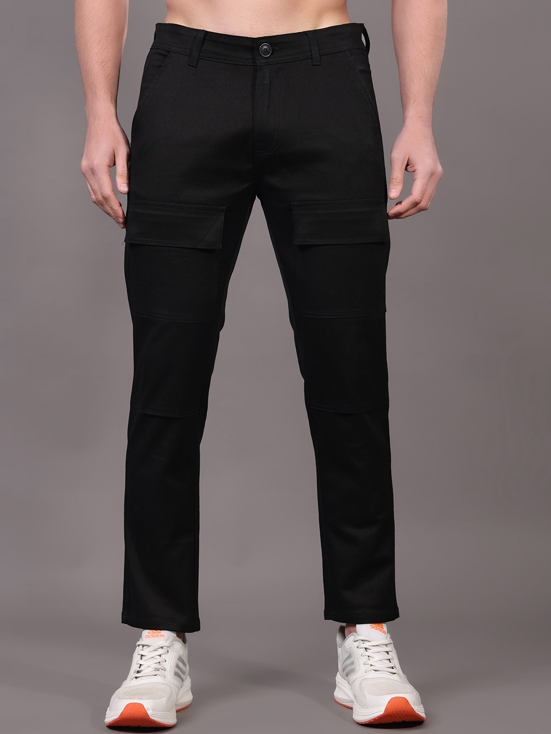 

ZAYSH Men Stretchable Jeans, Black