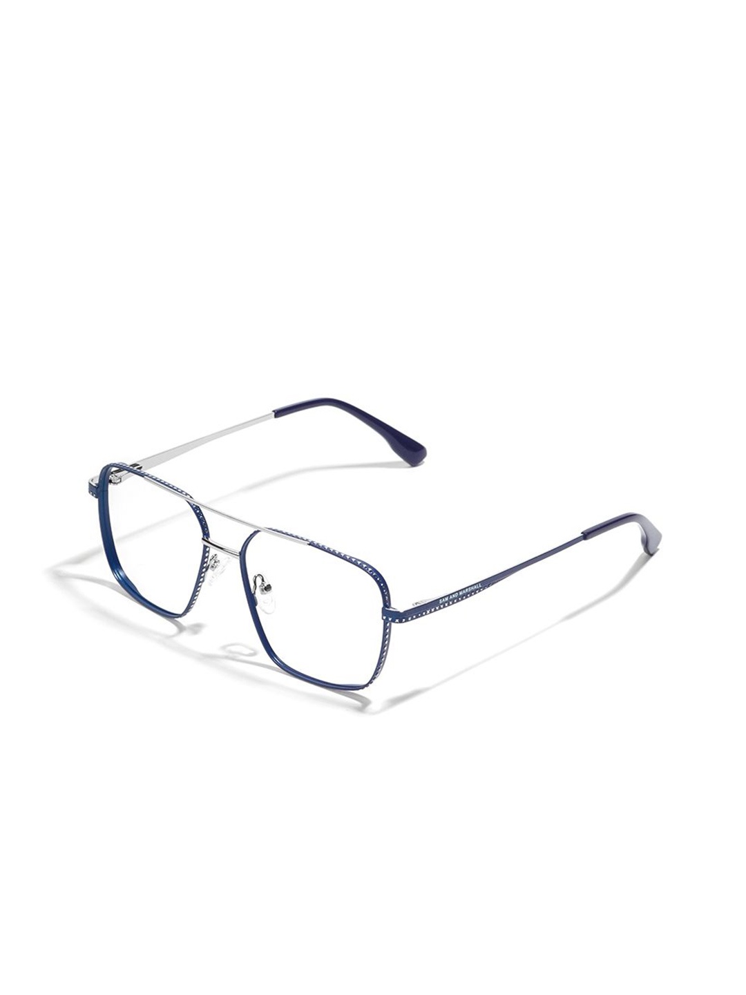 

SAM & MARSHALL Unisex Full Rim Square Frames, Blue