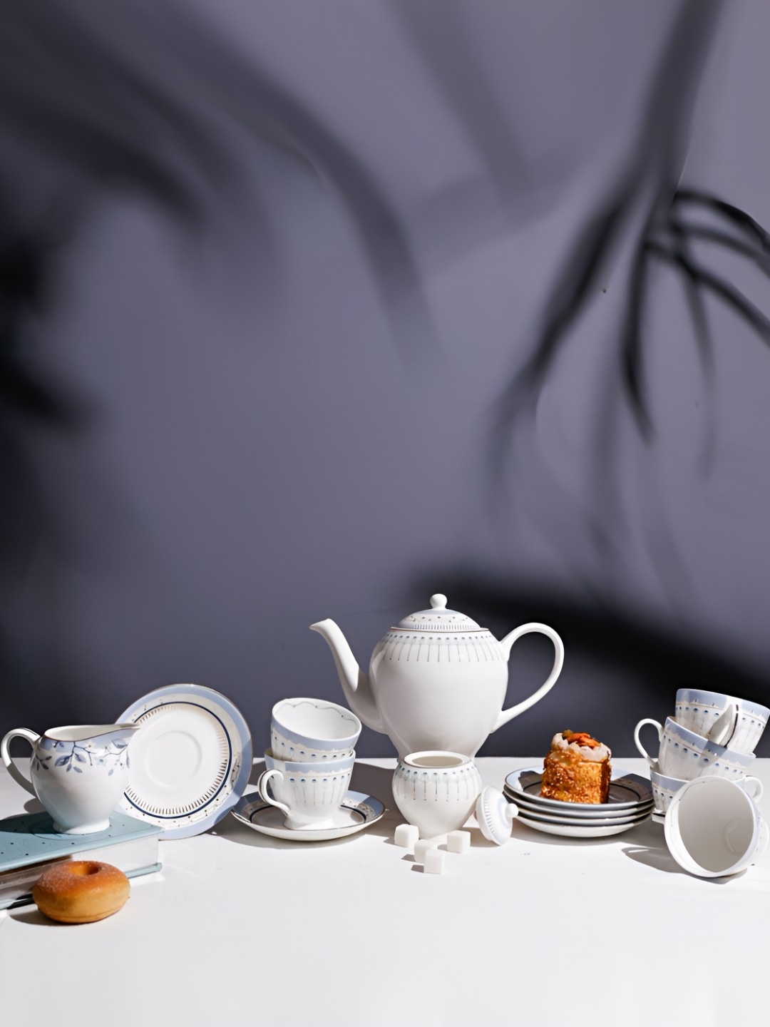 

The Wishing Chair White 15 Pieces Floral Printed Ceramic Tea Set