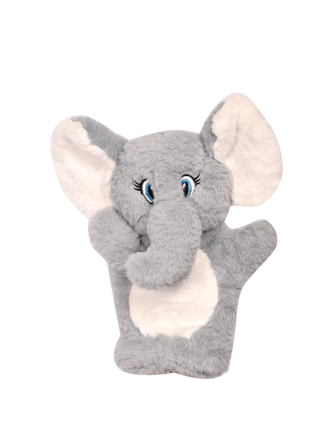 

BESTIES Microfibre Filled Non-Allergic Puppet Soft Toys and Dolls, Grey