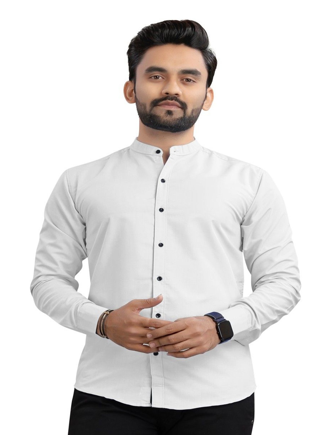 

RAHUL LOOK Men Straight Opaque Casual Shirt, White