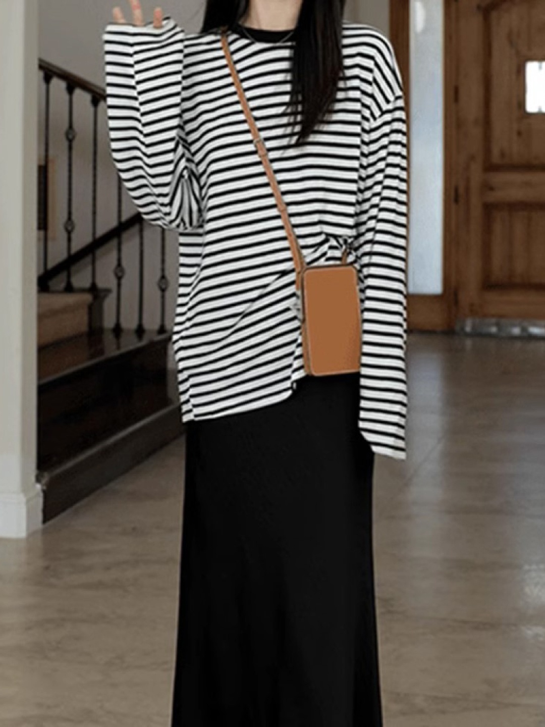 

StyleCast x Revolte Striped Regular Top, White