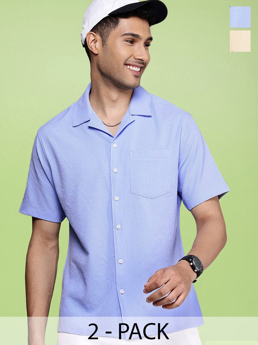 

Moda Rapido Men Standard Opaque Casual Shirt, Multi