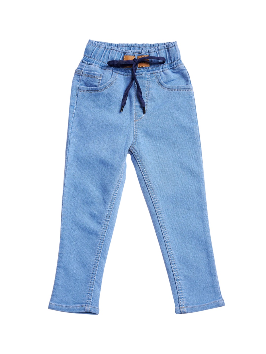 

ZitZot Girls Slim Fit Light Fade Jeans, Blue