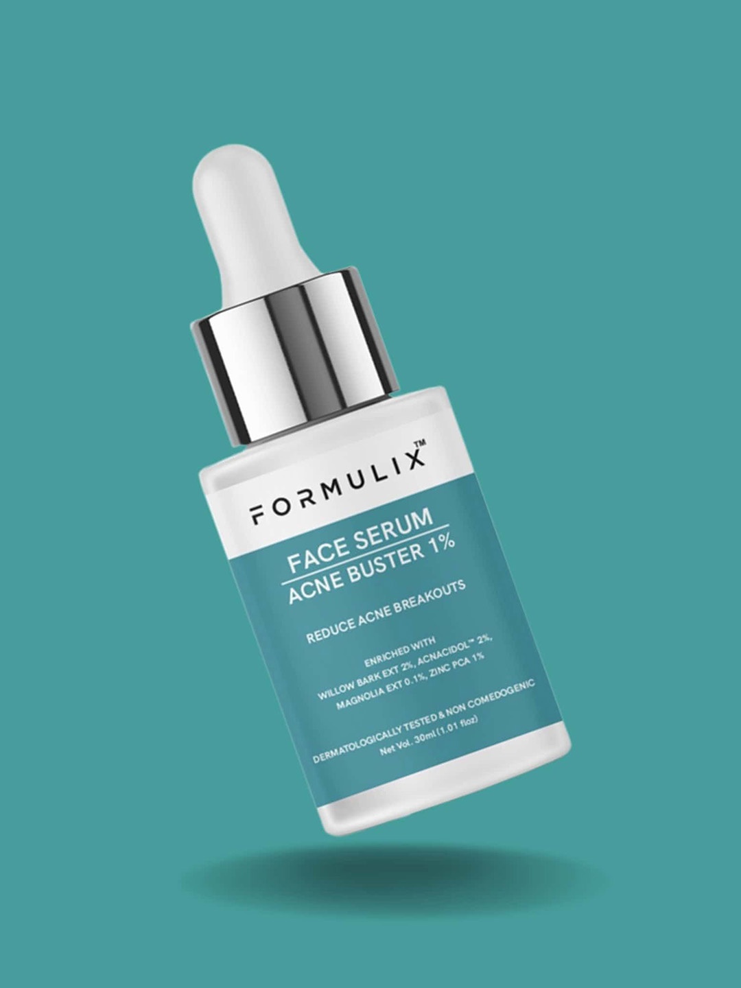 

FORMULIX Acne Buster Face Serum With Willow Bark Extract - 30 ml, Teal