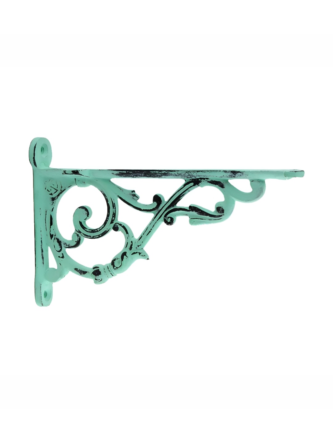 

Indianshelf Green Floral Wall Hanging Plant Holder Bracket