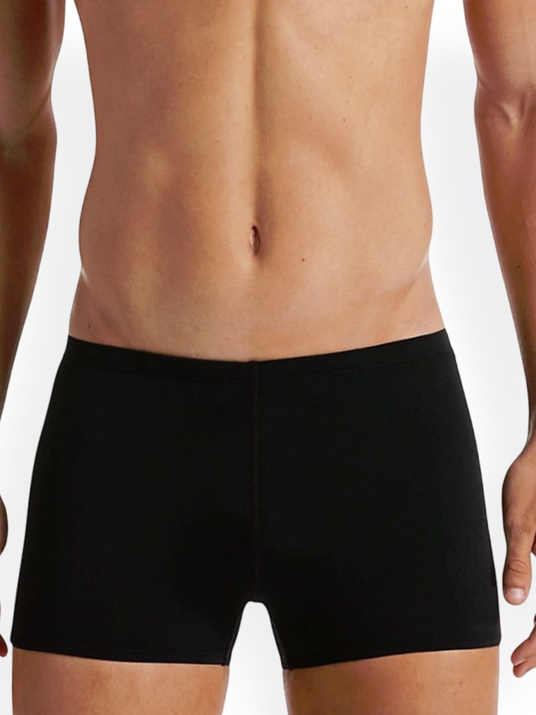

Aqua Holic Mid-Rise Swim Bottoms, Black
