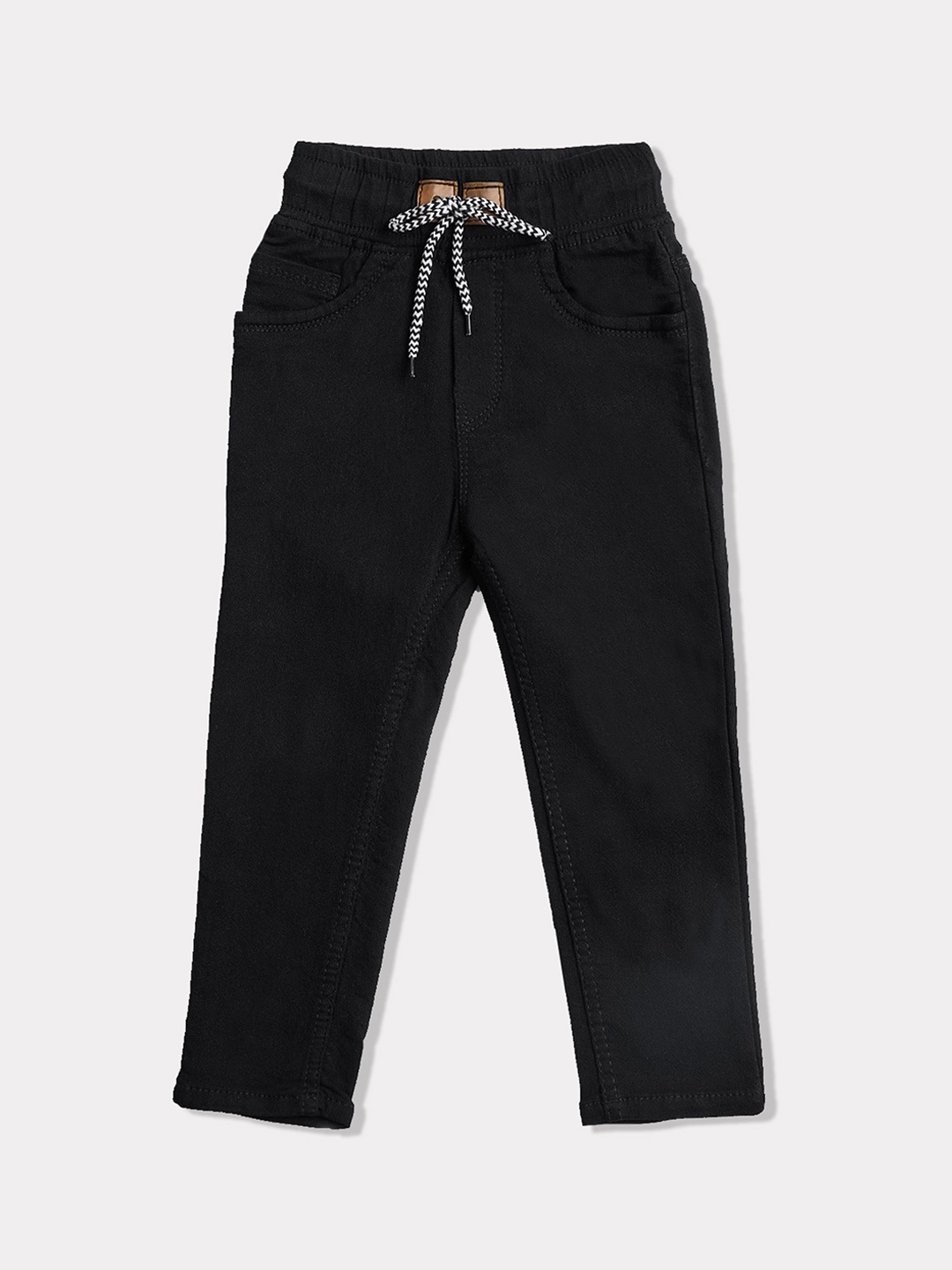 

ZitZot Girls Slim Fit Light Fade Jeans, Black