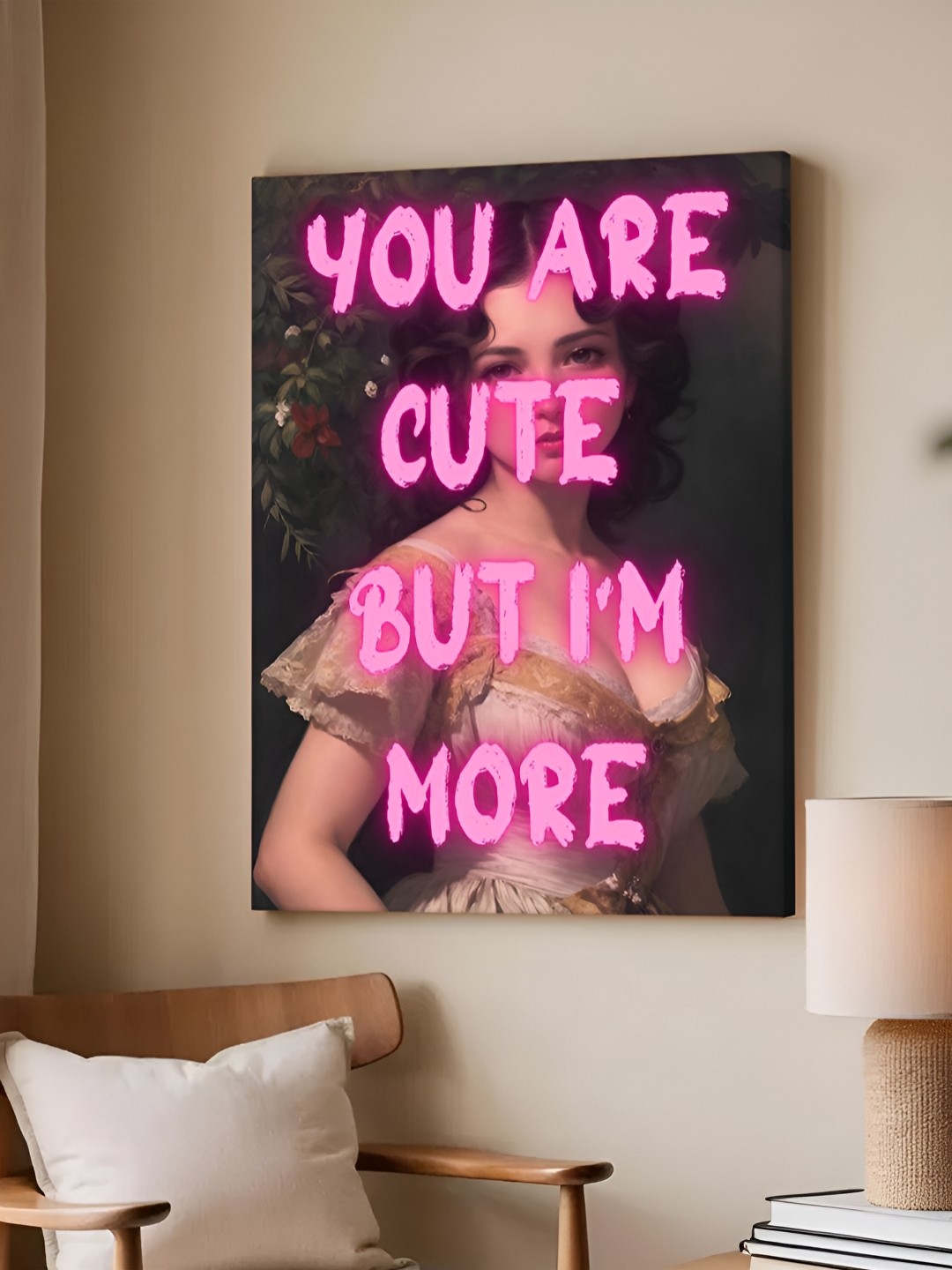 

Art Street Black & Pink 1 Piece Canvas Other Wall Paintings