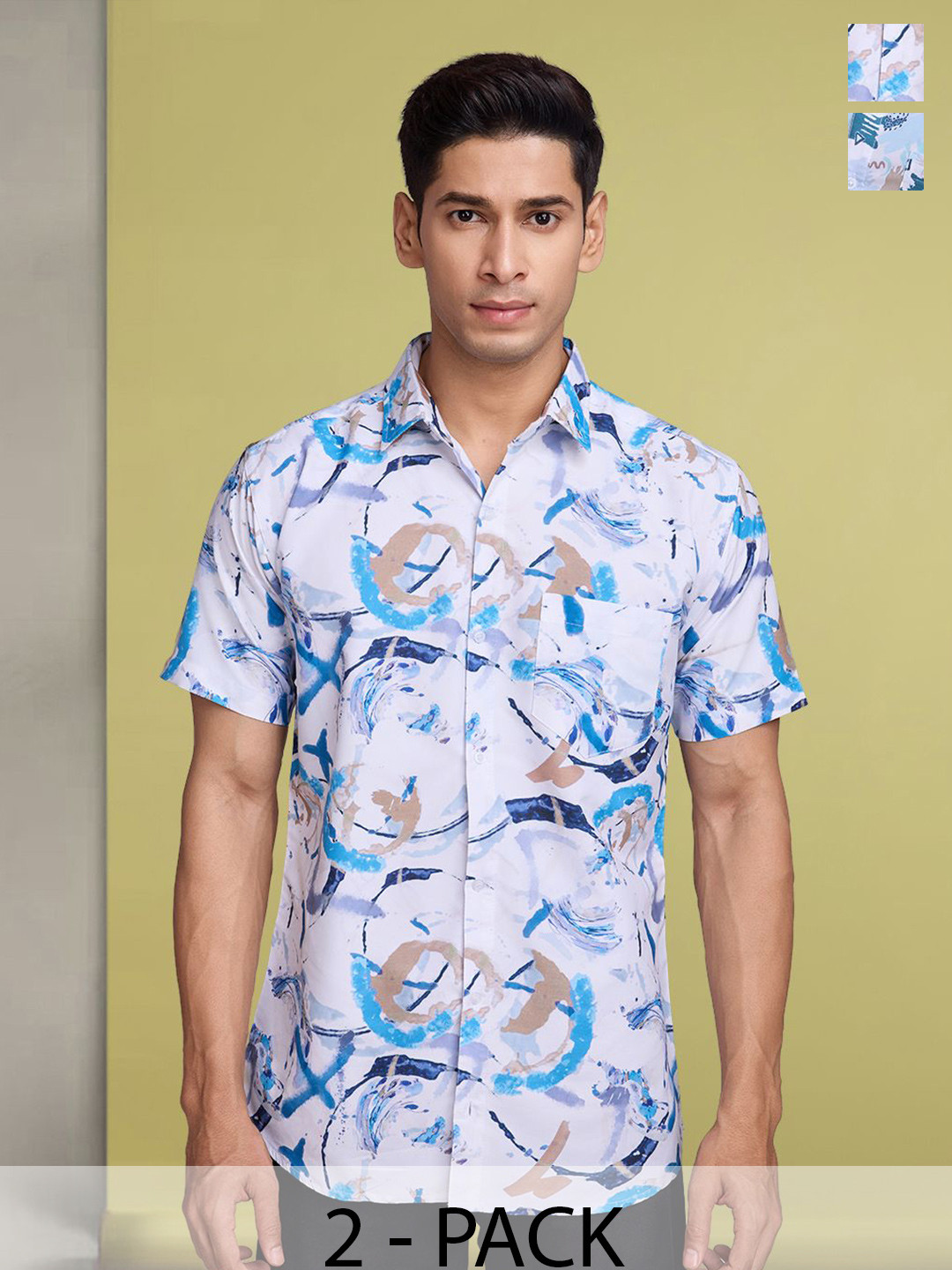 

Moda Rapido Men Standard Floral Opaque Printed Casual Shirt, Multi