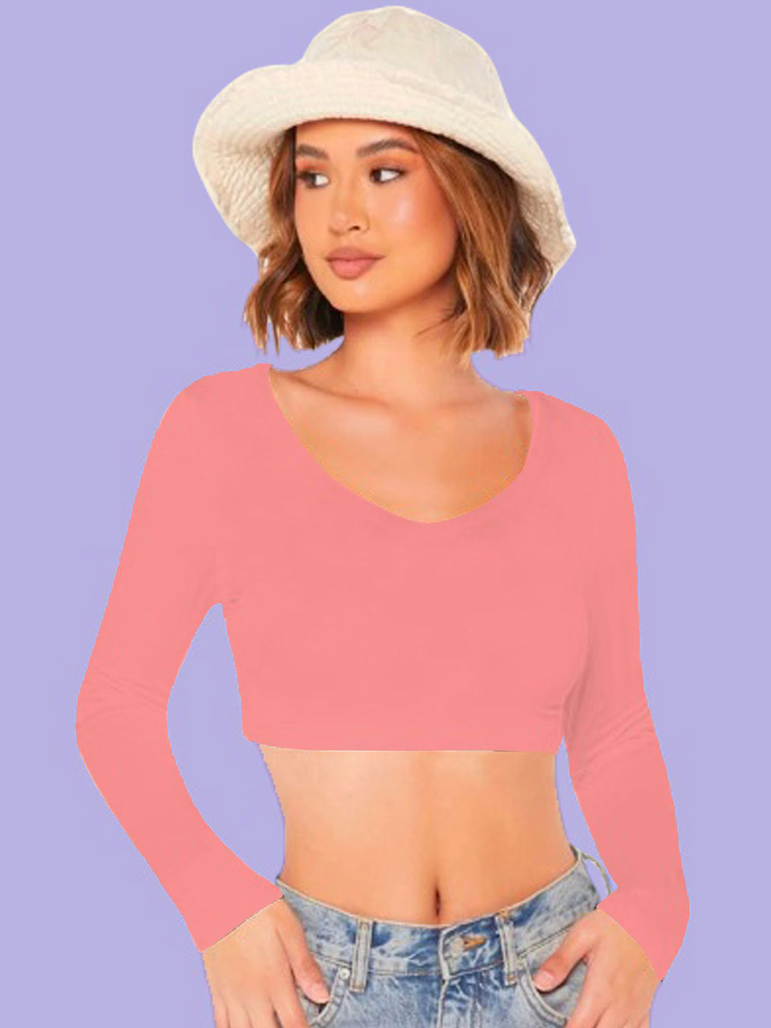 

Dream Beauty Fashion Women Crop Top-152-baati-peach