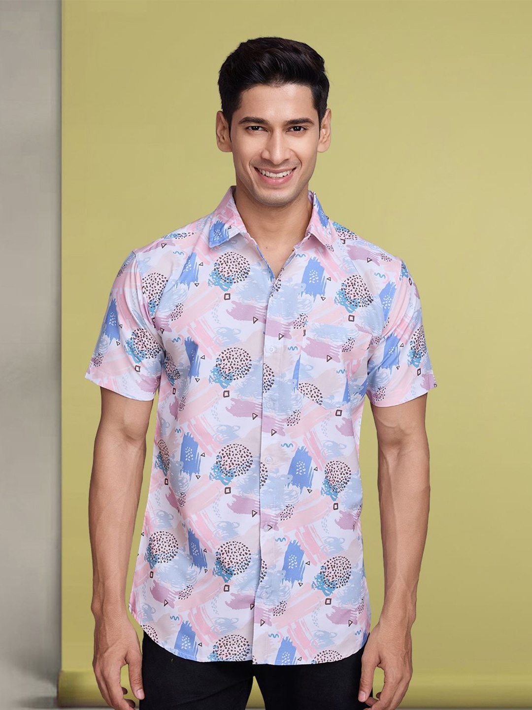 

Moda Rapido Men Standard Floral Opaque Printed Casual Shirt, Multi