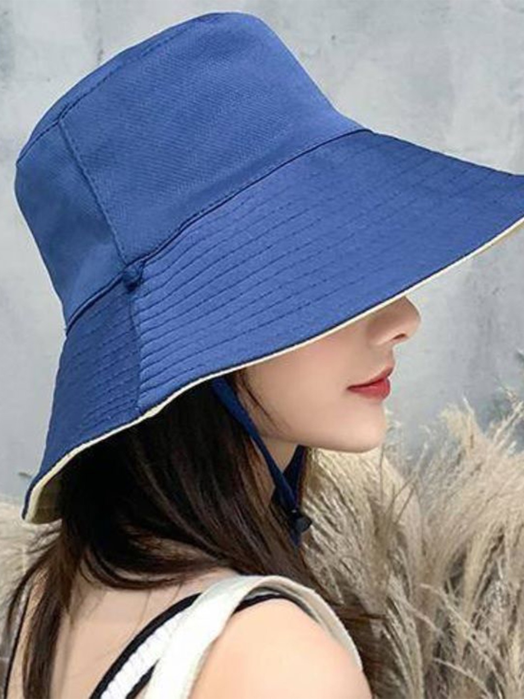 

Alexvyane Reversiable Bucket Hat, Blue