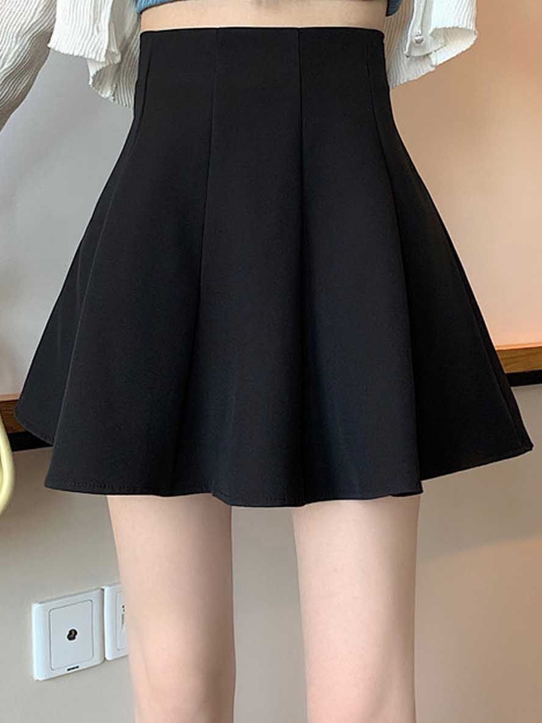 

StyleCast A-Line Mini Skirt, Black