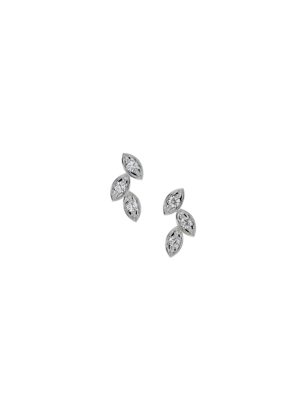 

Emori Marquise Mirage Lab Grown Diamond Studs, Yellow