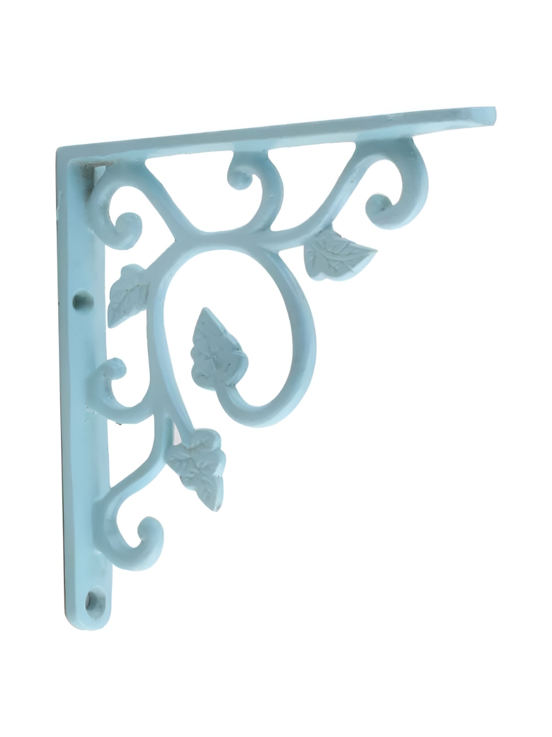 

Indianshelf Blue Floral Iron Shelf Bracket Holders