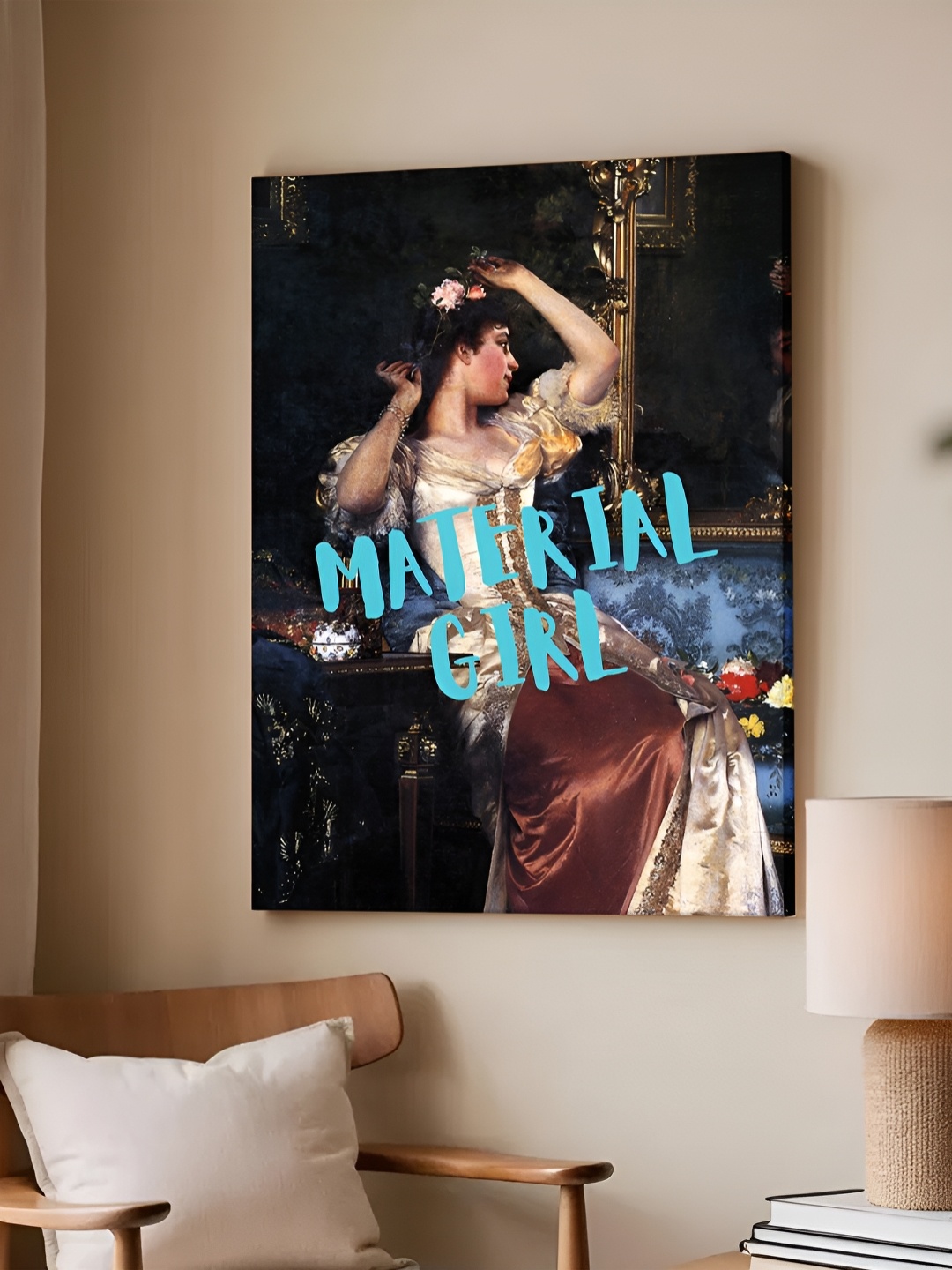 

Art Street Feminist Altered Stretch Blue And Black Millennials Canvas Wall Art