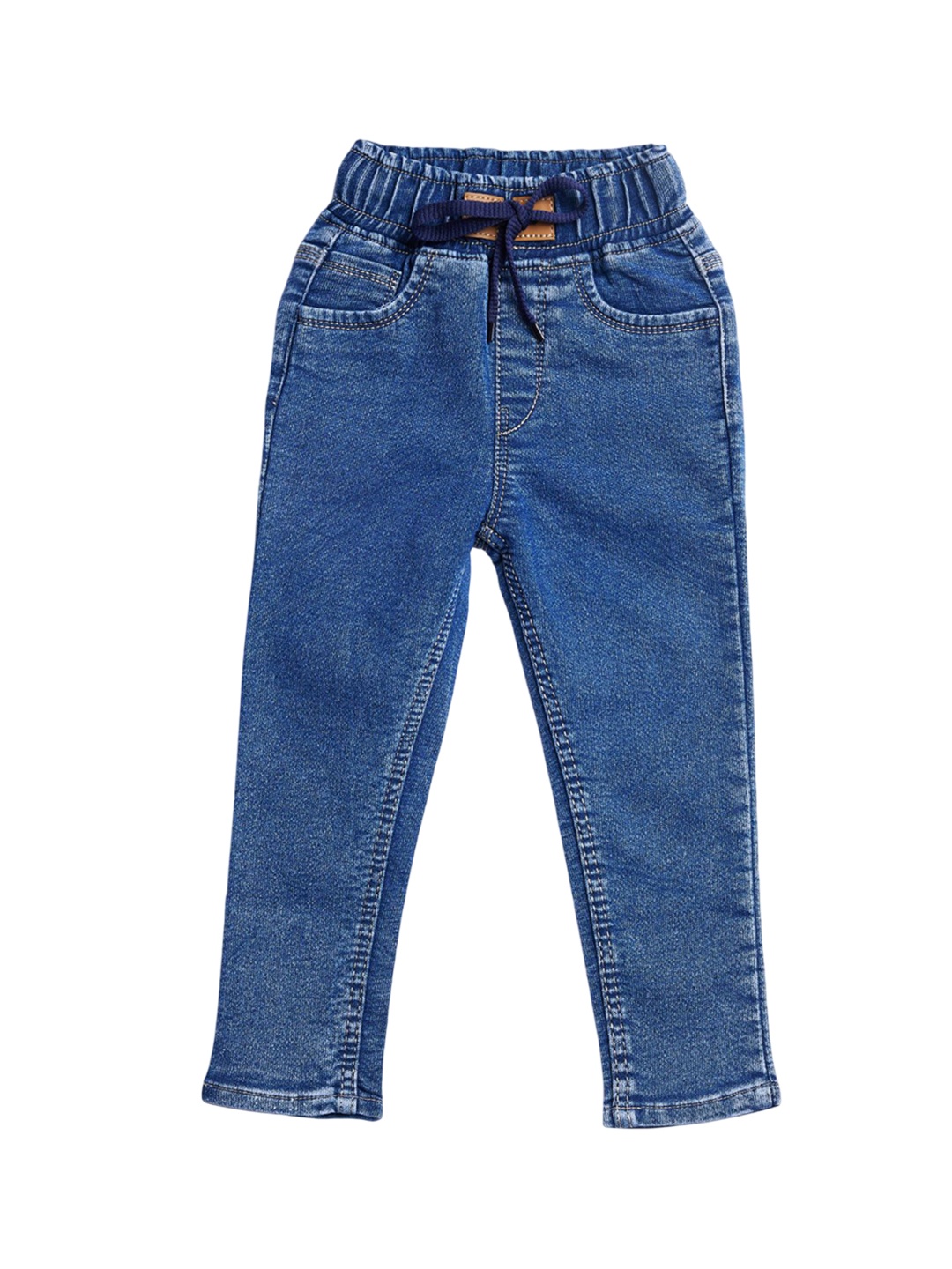 

ZitZot Girls Slim Fit Light Fade Jeans, Blue