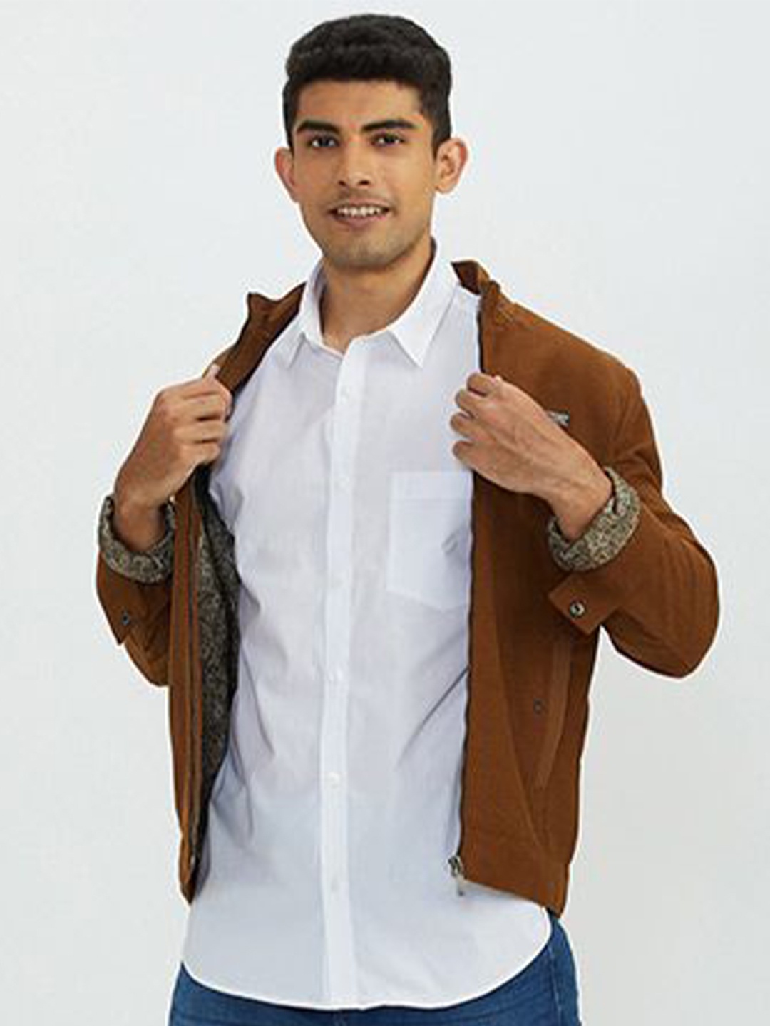 

Indian Terrain Men Slim Fit Opaque Casual Shirt, White