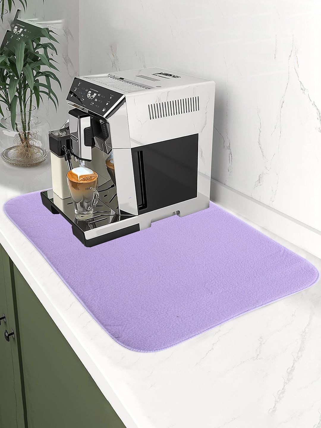 

Kuber Industries 3-Pcs Purple Non Slip Dish Drying Mats