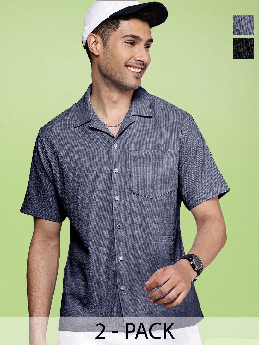 

Moda Rapido Men Standard Opaque Casual Shirt, Multi