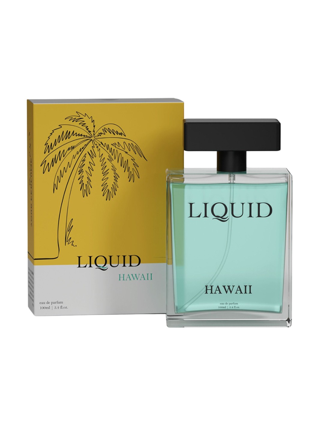 

Liquid Perfumes Men Hawaii Long lasting Eau De Parfum - 100 ml, Green