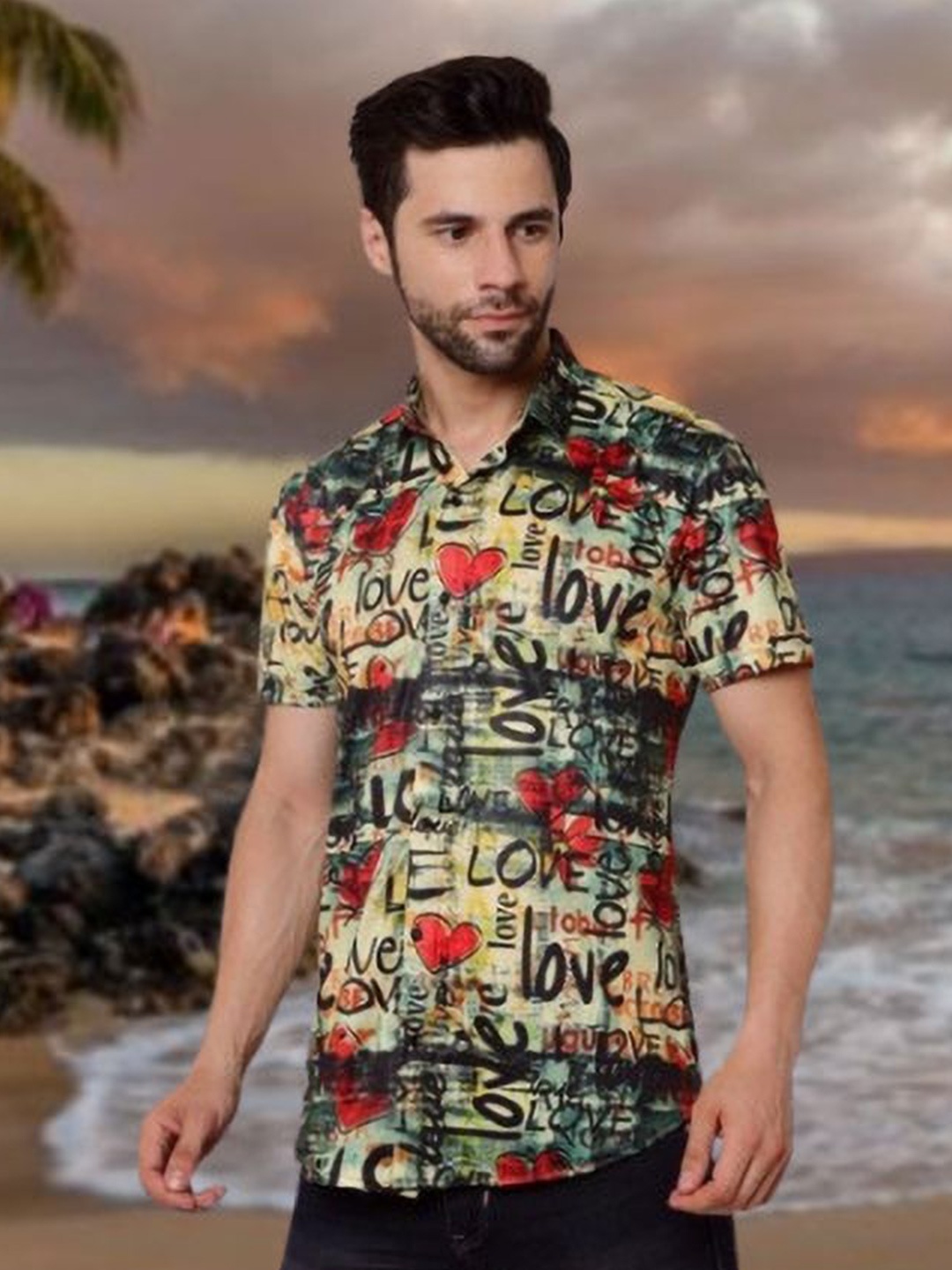 

iCome Men Classic Floral Opaque Printed Casual Shirt, Multi