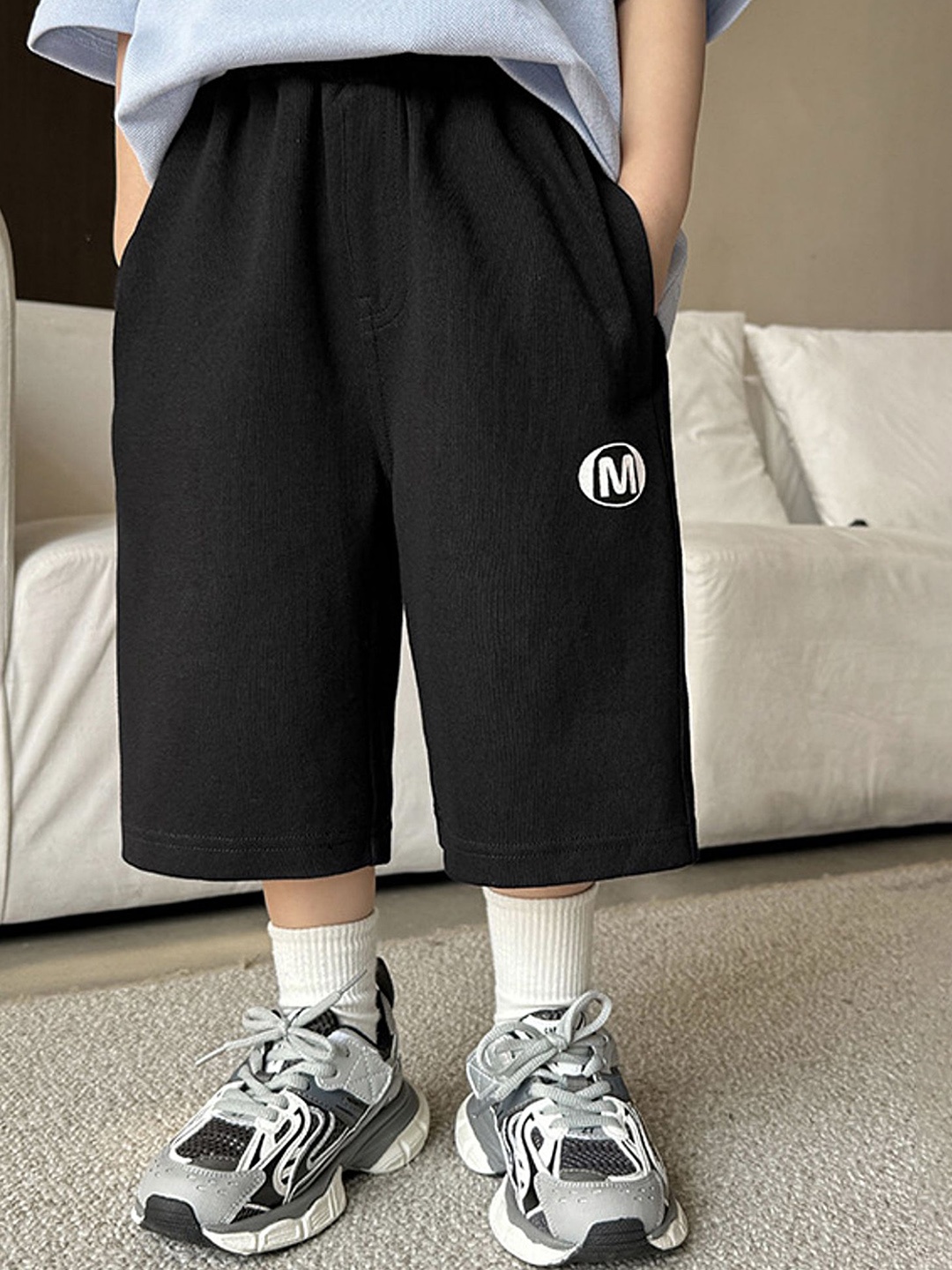 

LULU & SKY Boys Shorts, Black