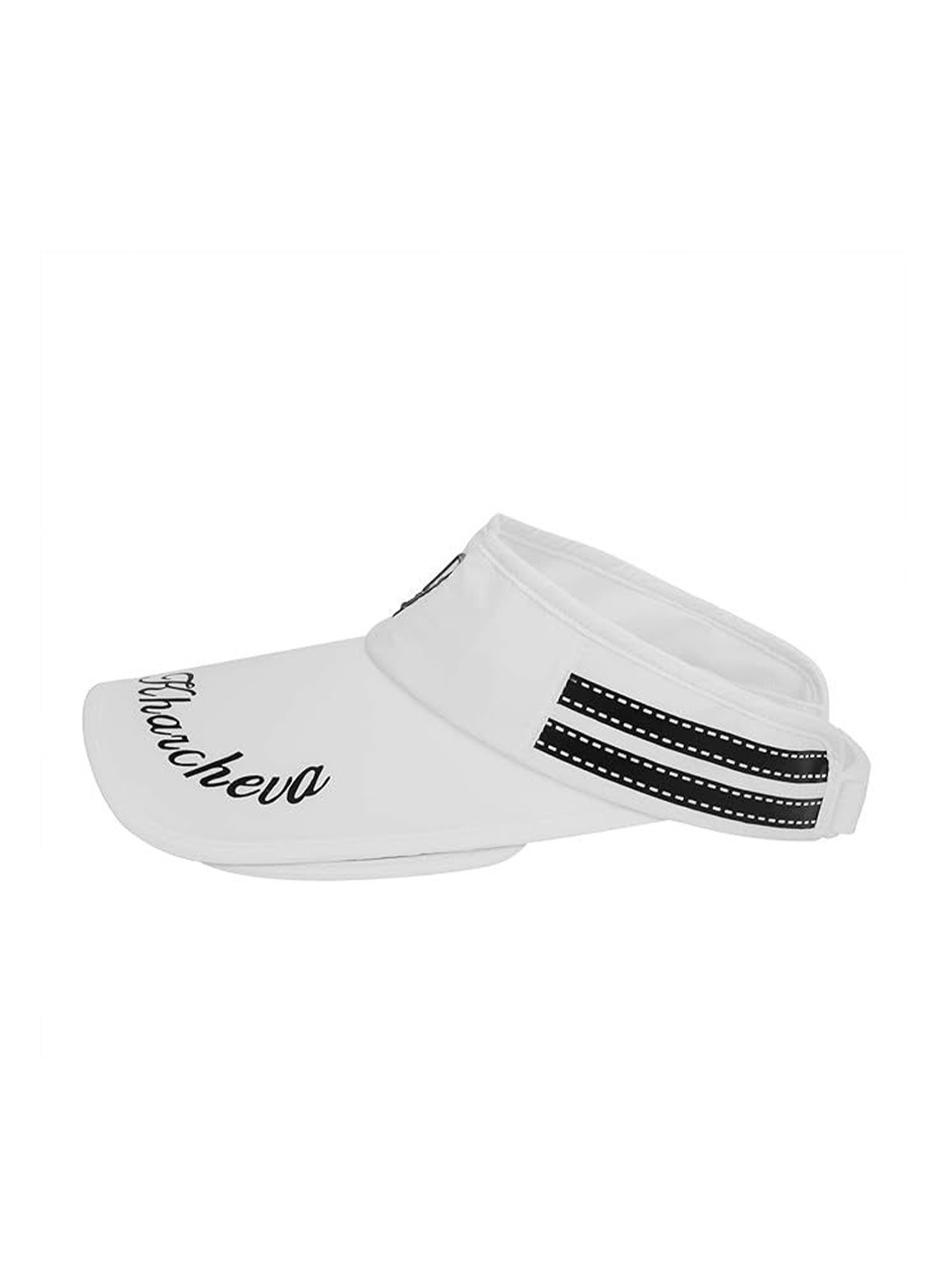 

Alexvyan Women Printed Retractable Visor Cap, White