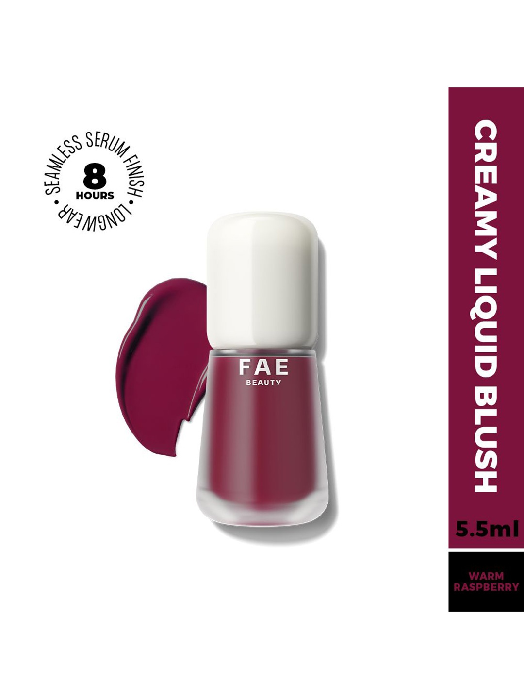 

FAE BEAUTY Lush Serum Like Finish 8H Long Wear Creamy Liquid Blush 5.5ml - Spicy 08, Maroon