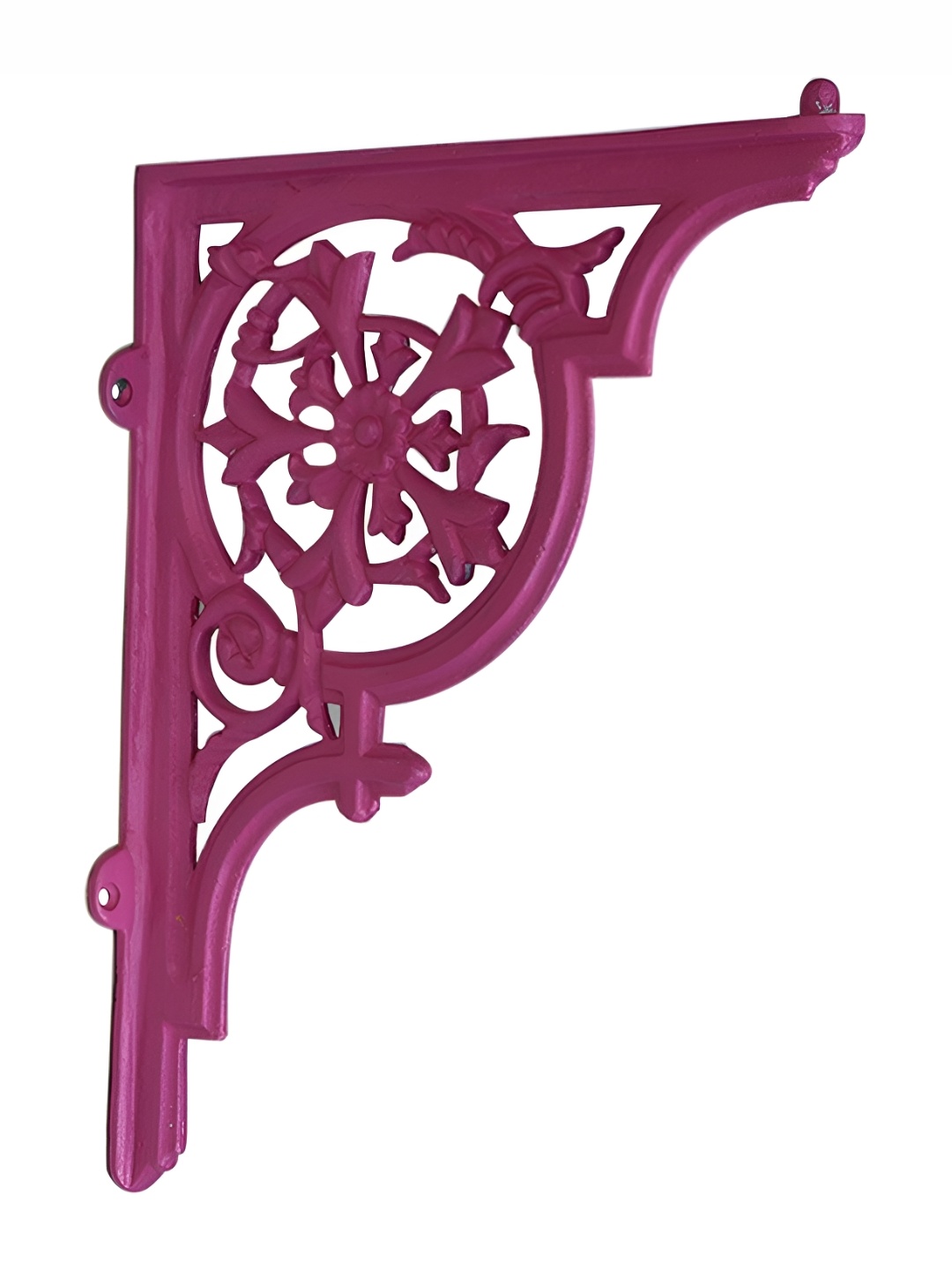 

Indianshelf Pink Floral Wall Hanging Pot Holder Bracket