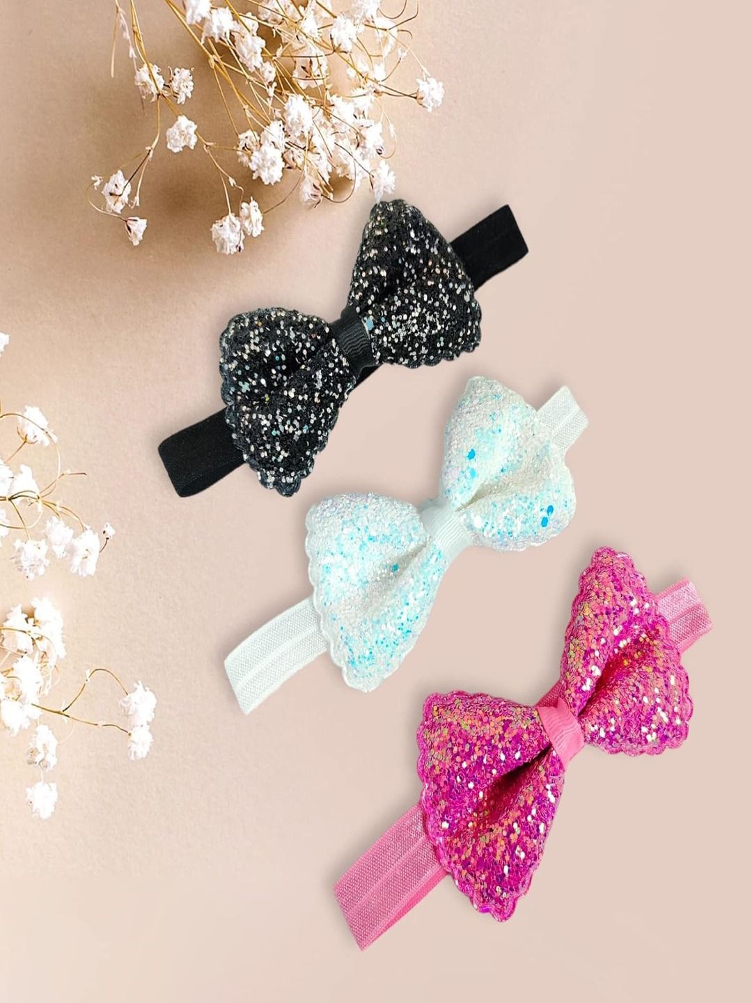 

ANNA CREATIONS Girls Embellished Hairband, White