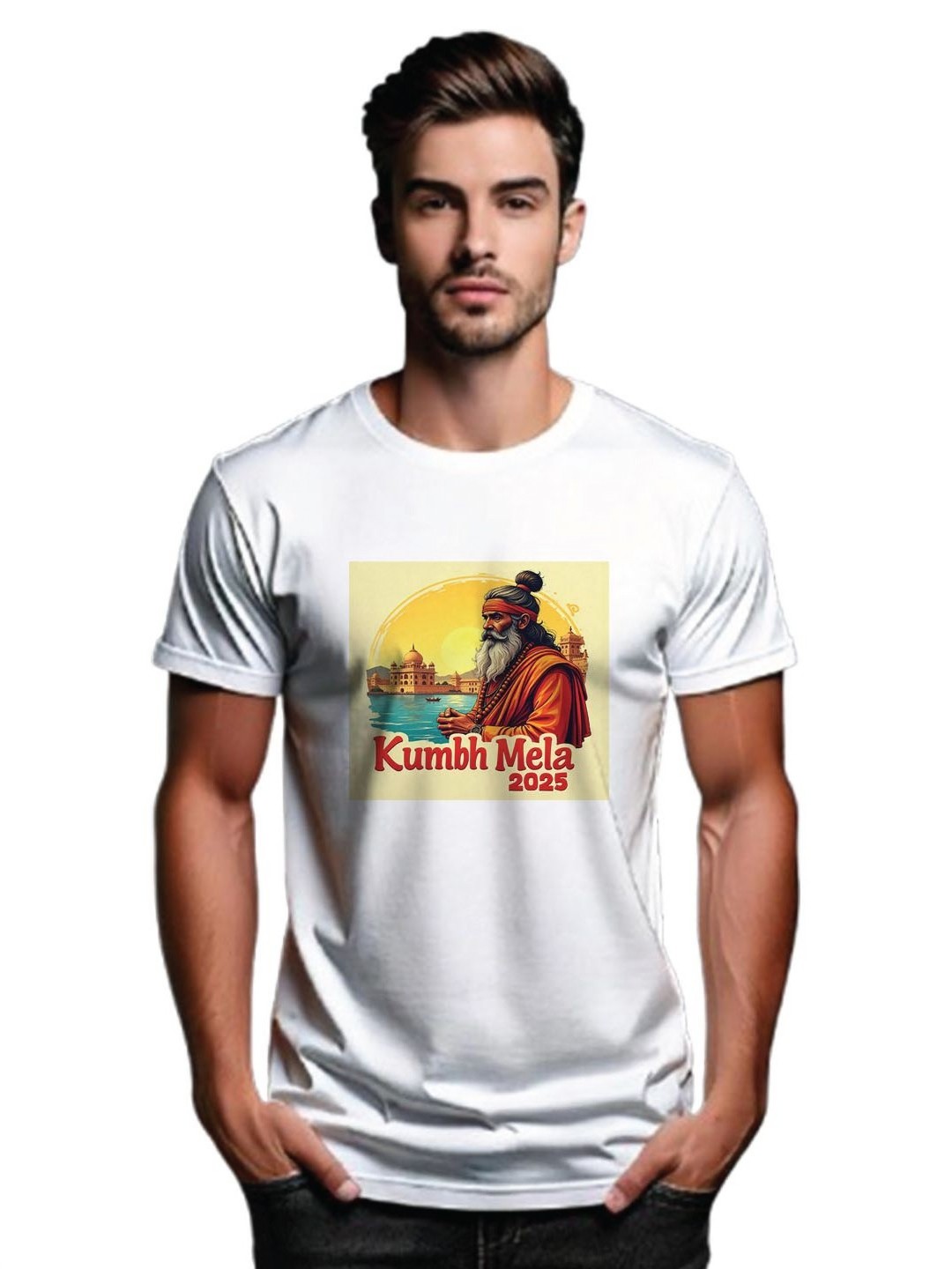 

Tantra Men Printed T-shirt, White
