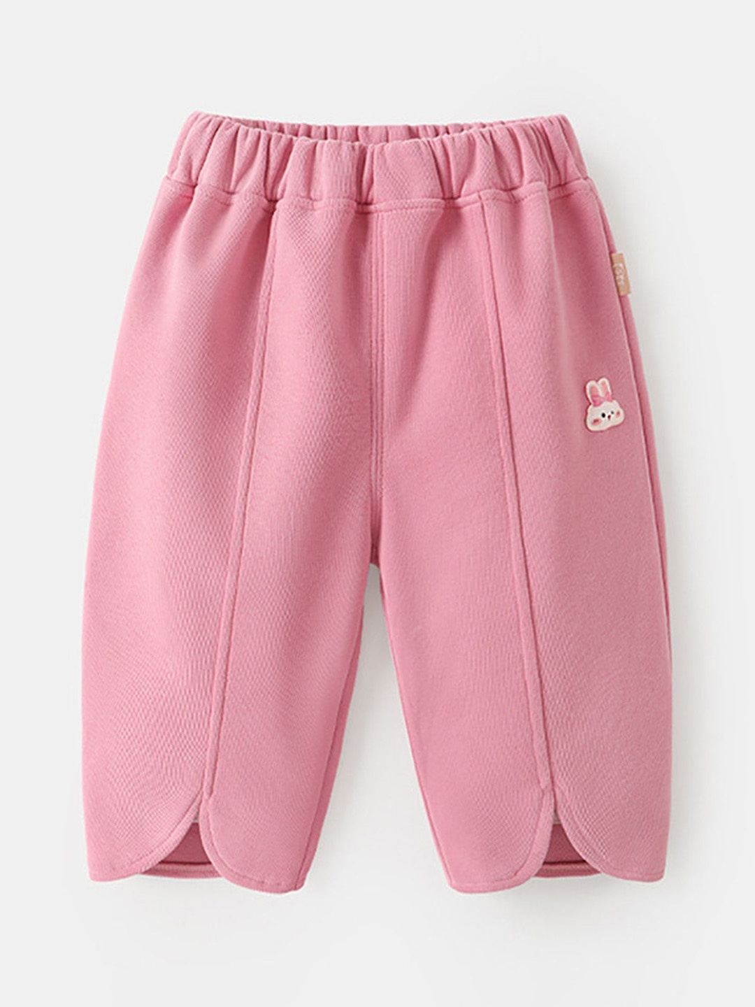 

LULU & SKY Unisex Kids Tapered Fit Culottes Trousers, Pink