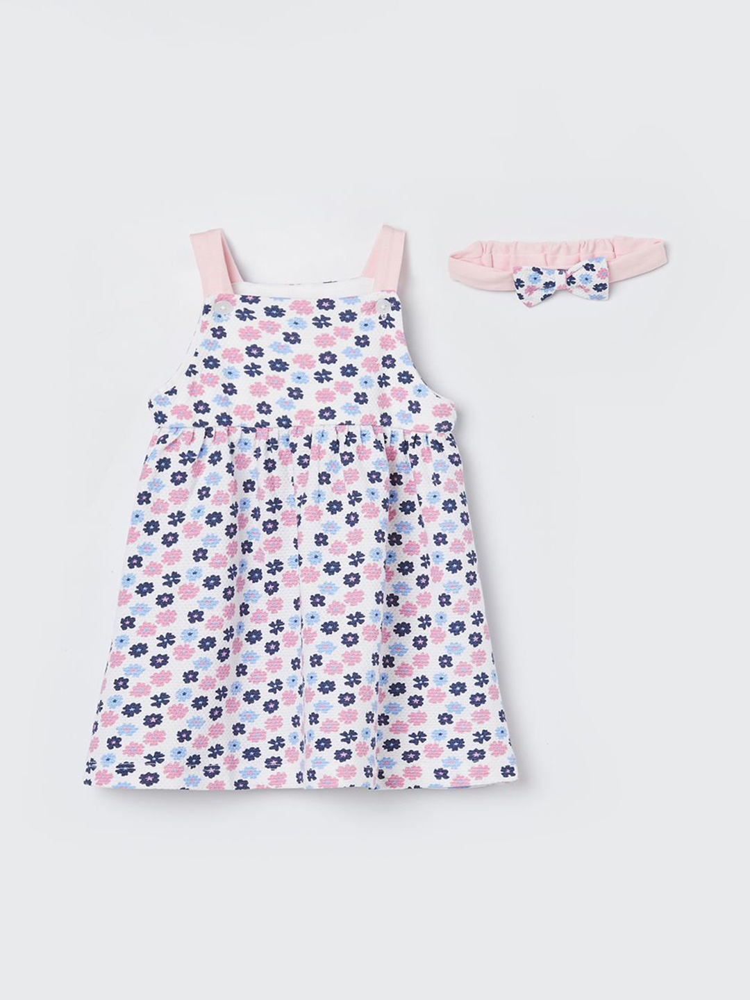 

Juniors by Lifestyle Print A-Line Dress, White
