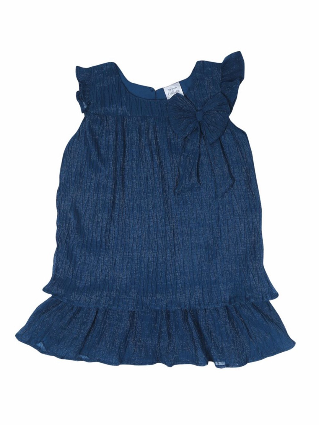 

Doodle Girls Bow Detail A-Line Dress, Navy blue