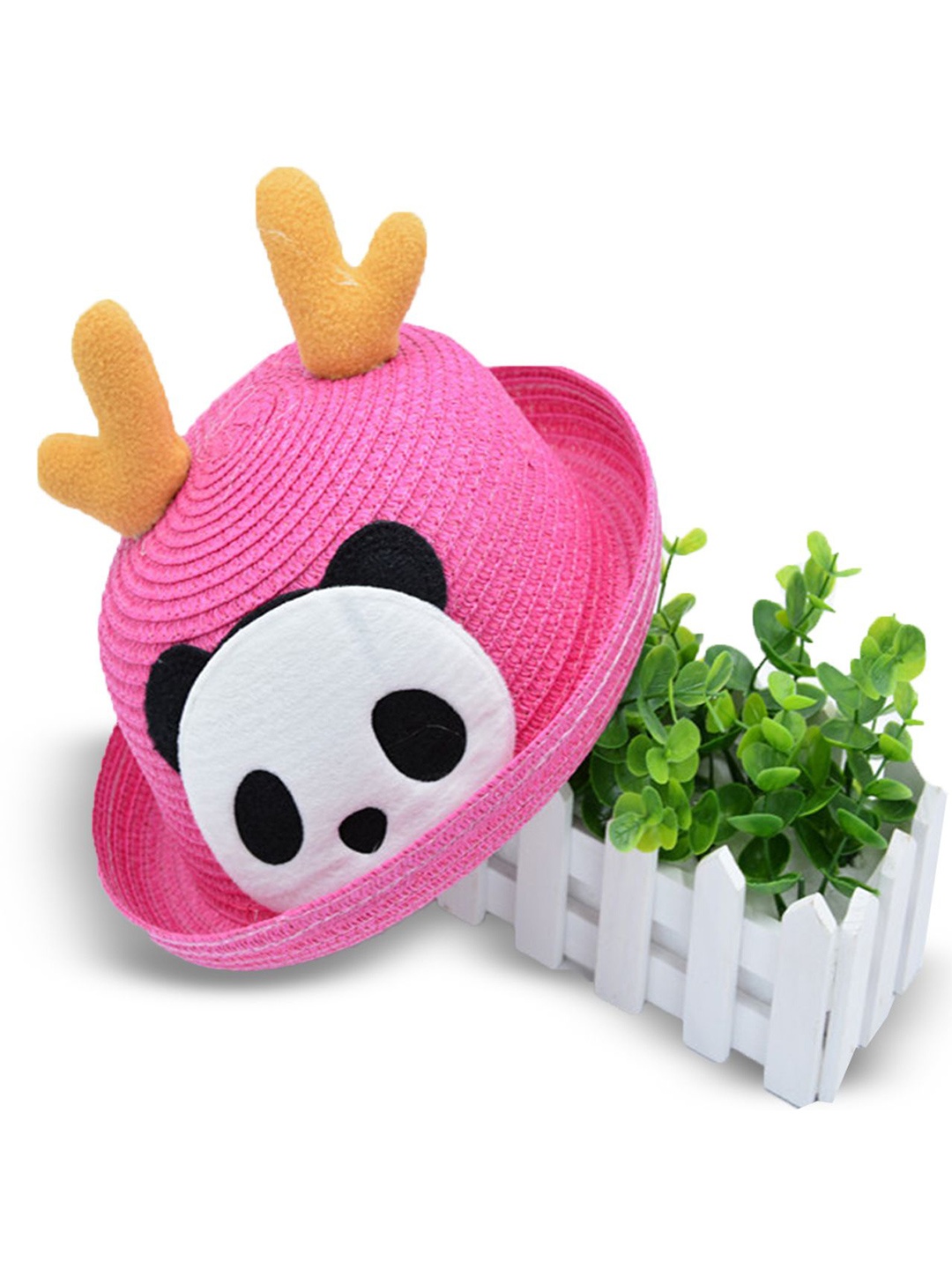 

Babymoon Kids Embroidered Sun Hat, Pink