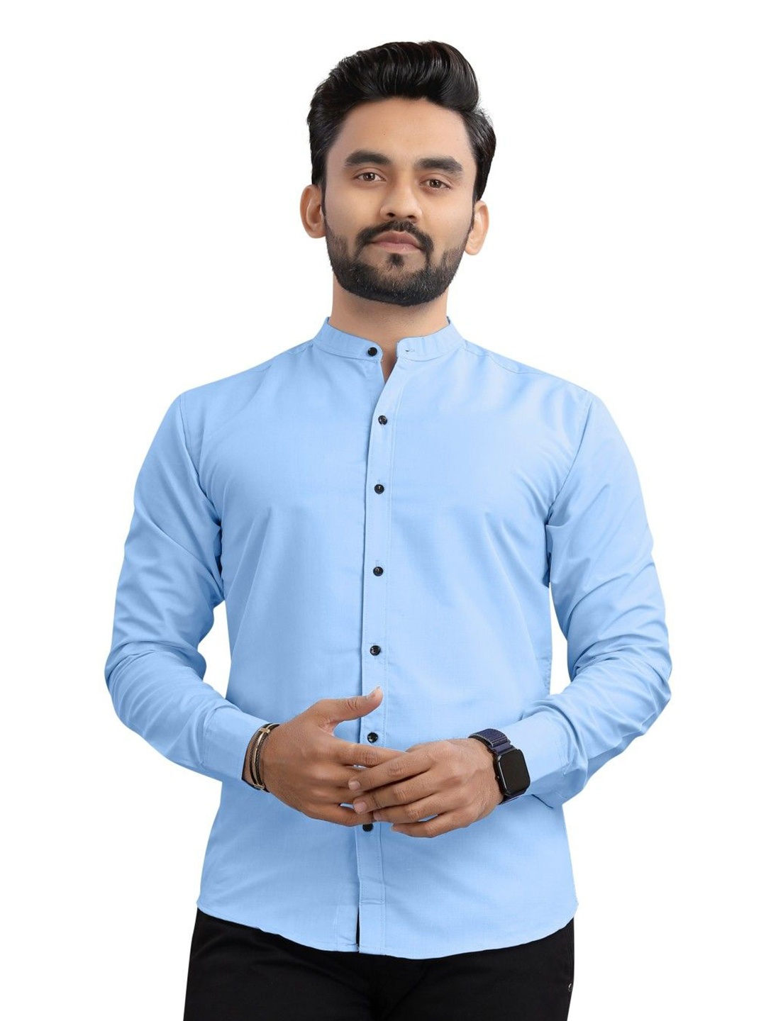 

RAHUL LOOK Men Straight Opaque Casual Shirt, Blue