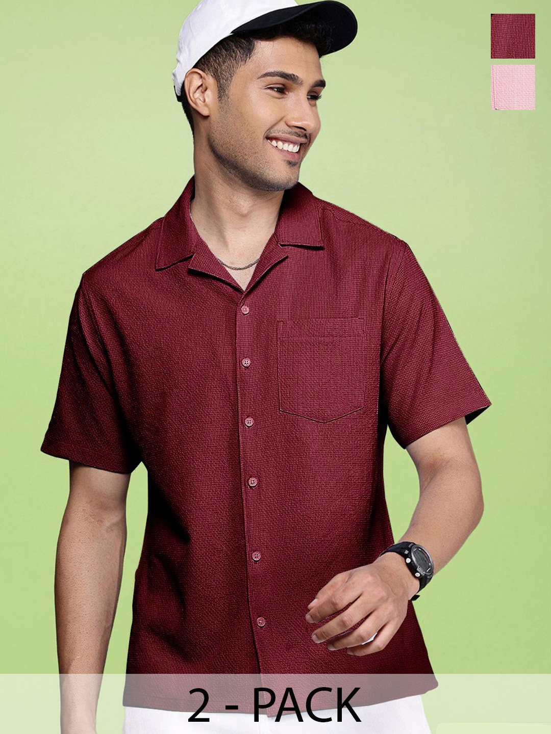 

Moda Rapido Men Standard Opaque Casual Shirt, Multi