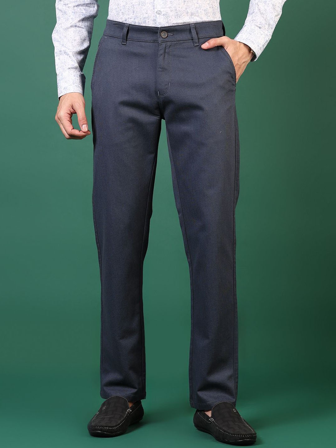 

V-Mart Men Trousers, Navy blue