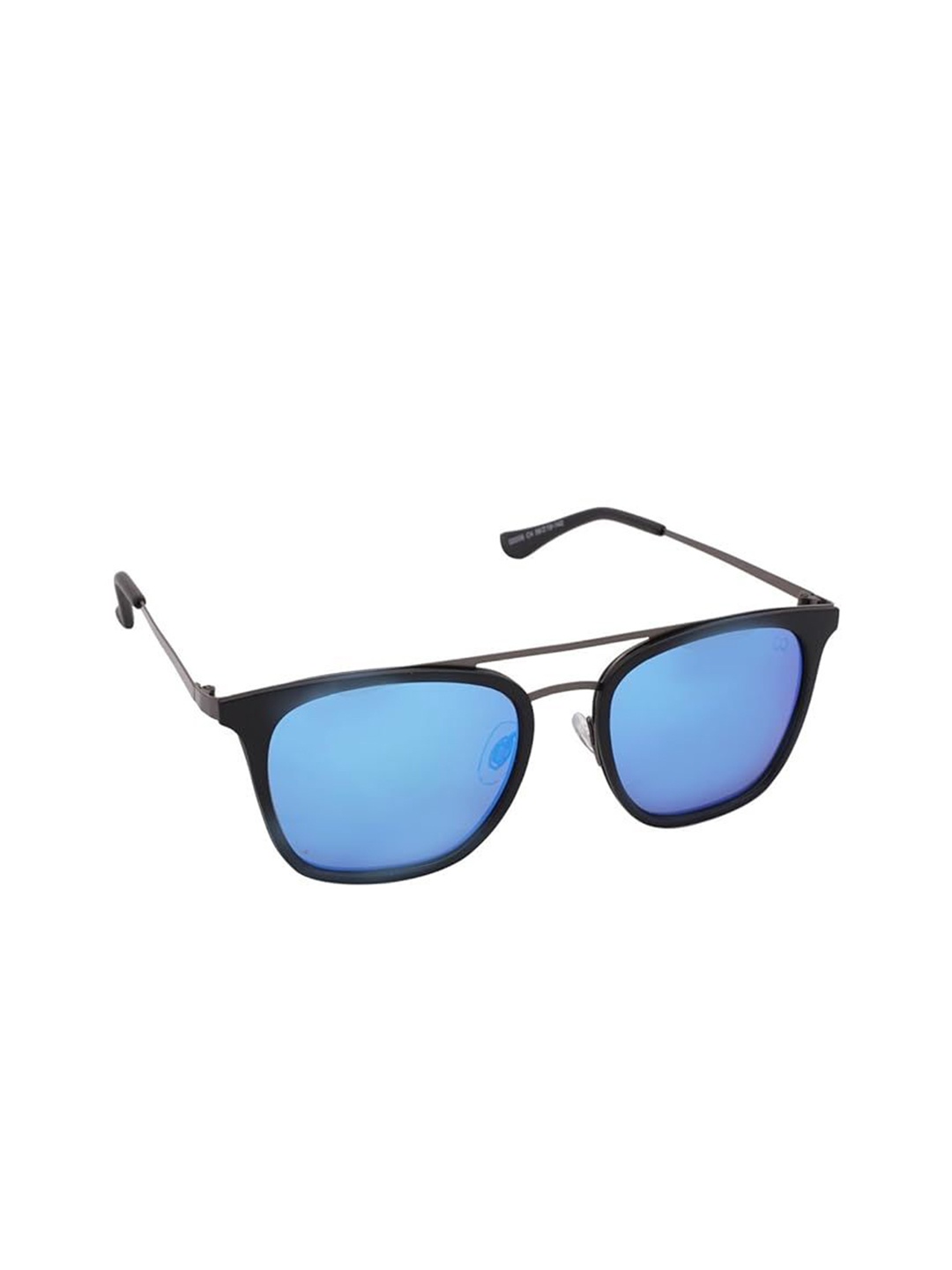 

GIO COLLECTION Unisex Square Sunglasses with UV Protected Lens, Blue