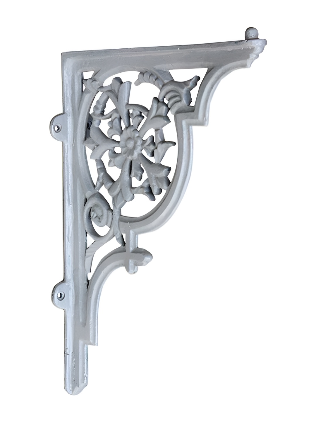 

Indianshelf Grey Floral Wall Hanging Plant Holder Bracket