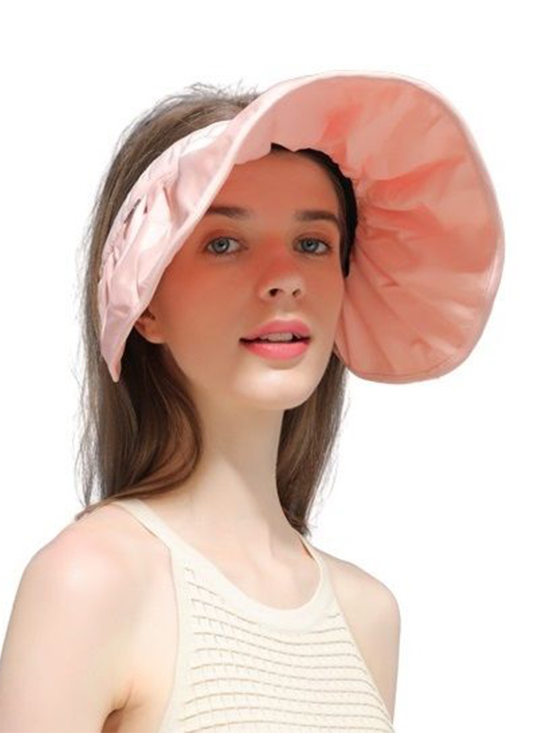 

Alexvyan Women Visor Cap, Pink