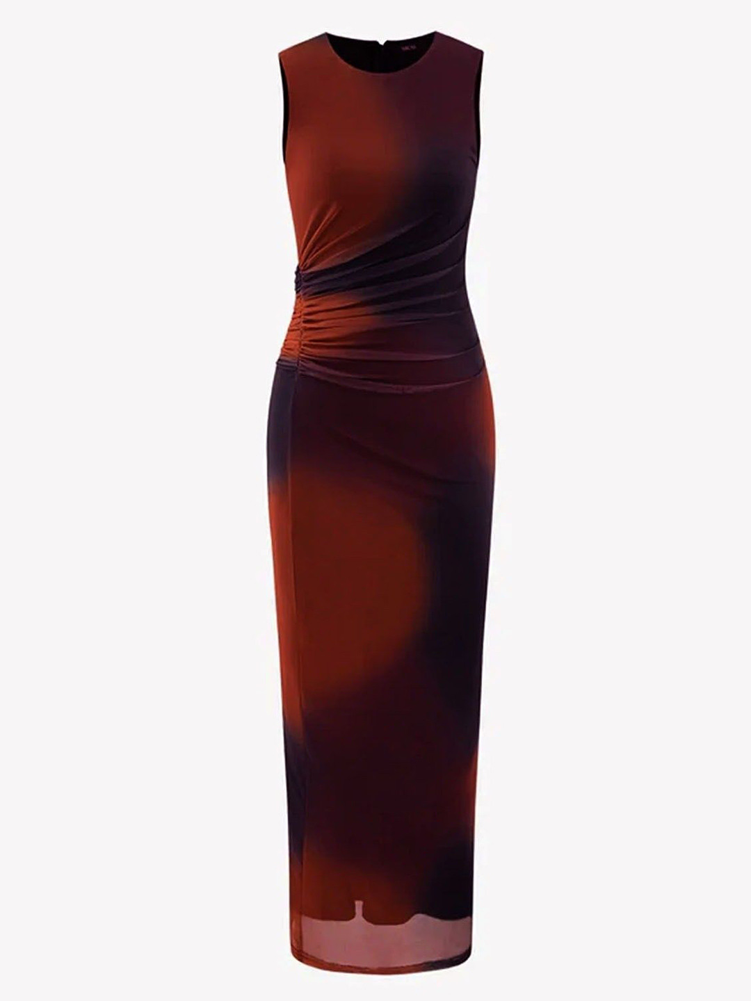

Street Style Store Women Tie and Dye Printed Maxi Bodycon Dress, Multi